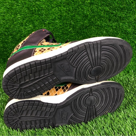 RARE Nike Dunk High Premium Samurai Horse Hair Sneakers Size 10.5 - Picture 7 of 12